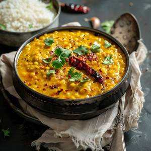 Butter Garlic Dal Khichdi