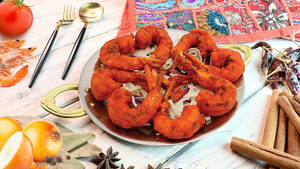 Chilly Prawns (o)