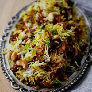 Mushroom Biryani Single