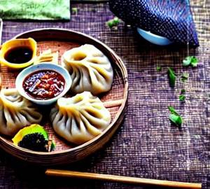 Steamed momos