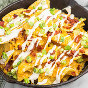Loaded cheese nachos 