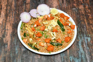 Chicken Double Egg Fried Rice With Gravy