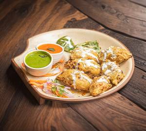 Chicken Afghani Momos [6 Pieces]