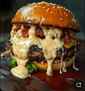 Potato Cheese Blast Burger