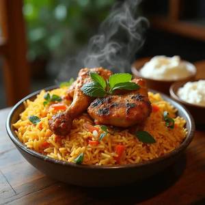 Chicken tikka biryani