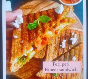 Peri Peri Paneer Sandwich