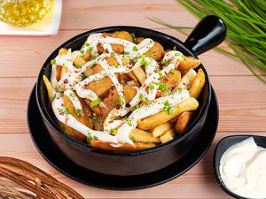 Cheesy French Fries & Wedges Duo