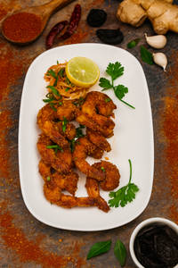 Prawns Rava  Fry