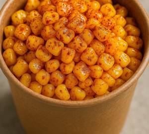 Steamed Sweet Corn with Flavours