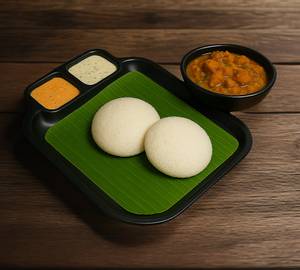 Idly(2 pcs) + Vadacurry