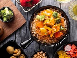 Tangy Pan Fried Noodles