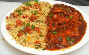 Hongkong Chicken(4pcs) + Mixed Roasted Rice