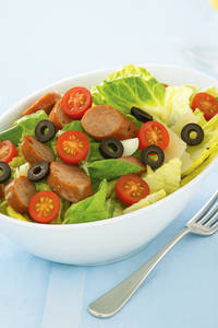 Jumbo Sausage Caesar Salad