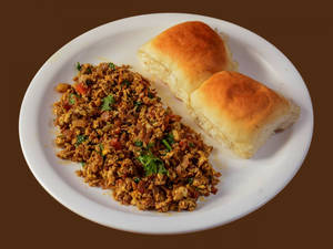 Egg Bhurji Pav ( 02 Pcs  Pav )