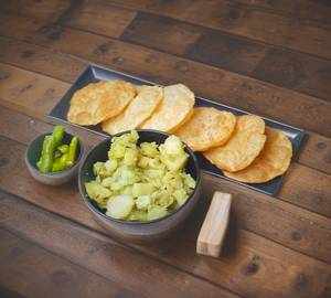Farali Aloo Sabji [200 ml] with 6 Poori