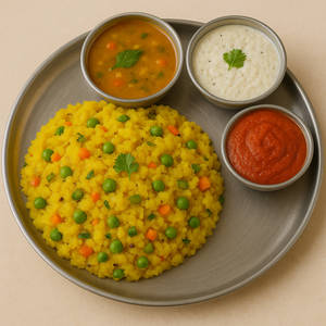 Masala Upma With Sambar