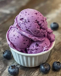 Blueberry Fruit Ice Cream