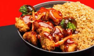 Sweet & Sour Chicken (4pcs) + Chili Garlic Rice