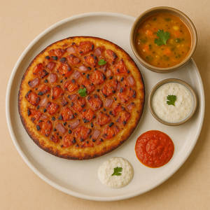 Tomato Onion Uttapam