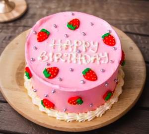 Strawberry cake 400 gm