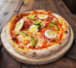 Egg pizza
