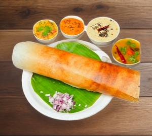 Onion masala dosa
