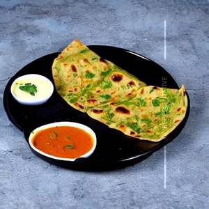 Matar paneer roti