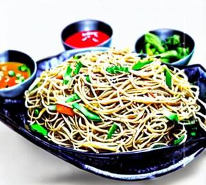 Veg hakka noodles