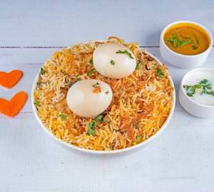 Egg Hyderabadi Biryani