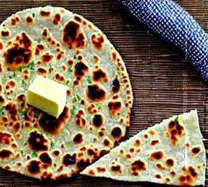 Butter onion paratha