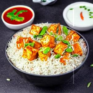 Paneer hakka rice