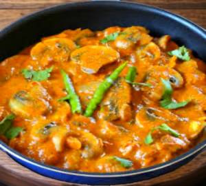 Mushroom butter masala