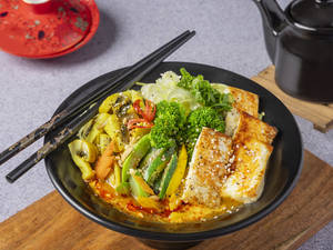 Exotic Vegetable With Cottage Cheese Ramen