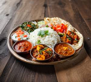 Paneer Combo (Rice + paneer  butter masala )
