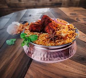Chicken 65 biryani