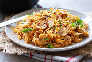 Mushroom Pulao