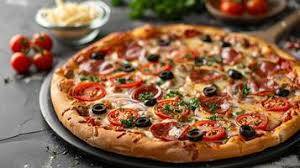 Onion and capsicum pizza