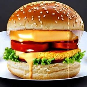 Cheese paneer burger