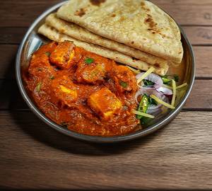 3 roti + paneer butter masala