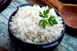 Plain rice