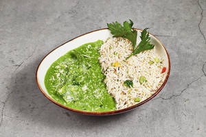 Creamy Pesto Paneer & Herb Rice