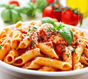 Red sauce pasta