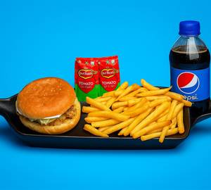 Chicken Jalapeno Burger Meal