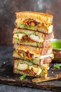TANDOORI  PANNER CHEESE GRILLED SANDWICH