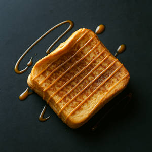Traditional French Toast (sweet) With Caramel Syrup