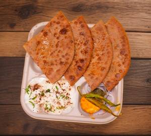 Desi Ghee Aloo Pyaz Paratha