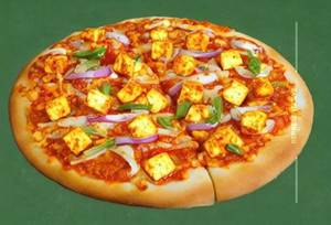 Spicy paneer pizza 