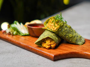 Chicken Keema Wrap