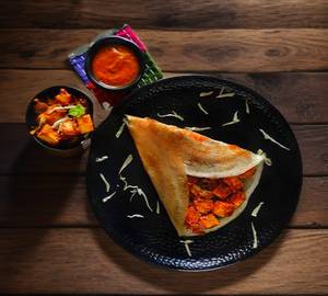 Paneer chilly dosa