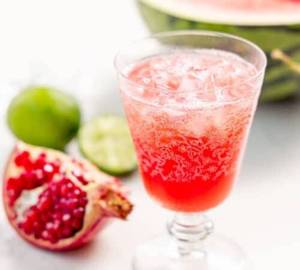 Pomegranate + watermelon